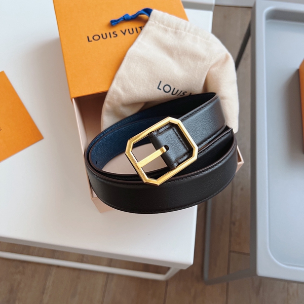 ルイヴィトンベルト角部分ディテール